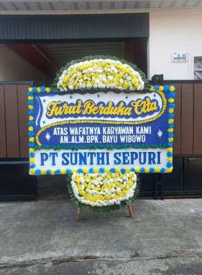 Papan Bunga Duka di Kajai